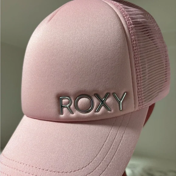 Roxy Light Pink Trucker Hat - Picture 2 of 6